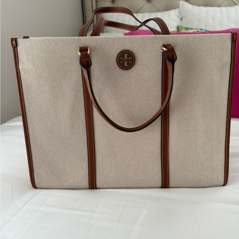 Tory Burch Canvas Tote Bag